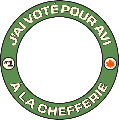 J'ai voté pour Avi à la Chefferie - Vert
