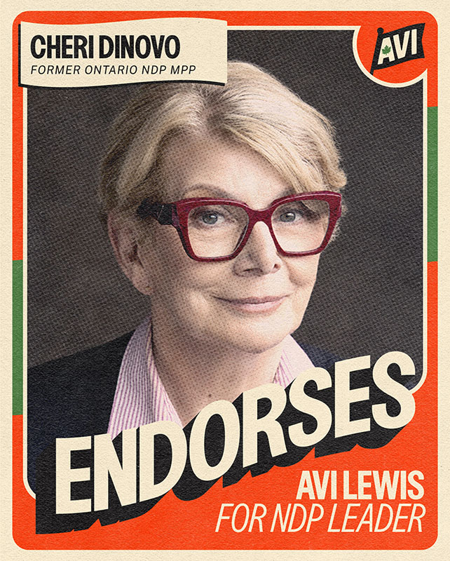 Cheri DiNovo - Former Ontario NDP MPP