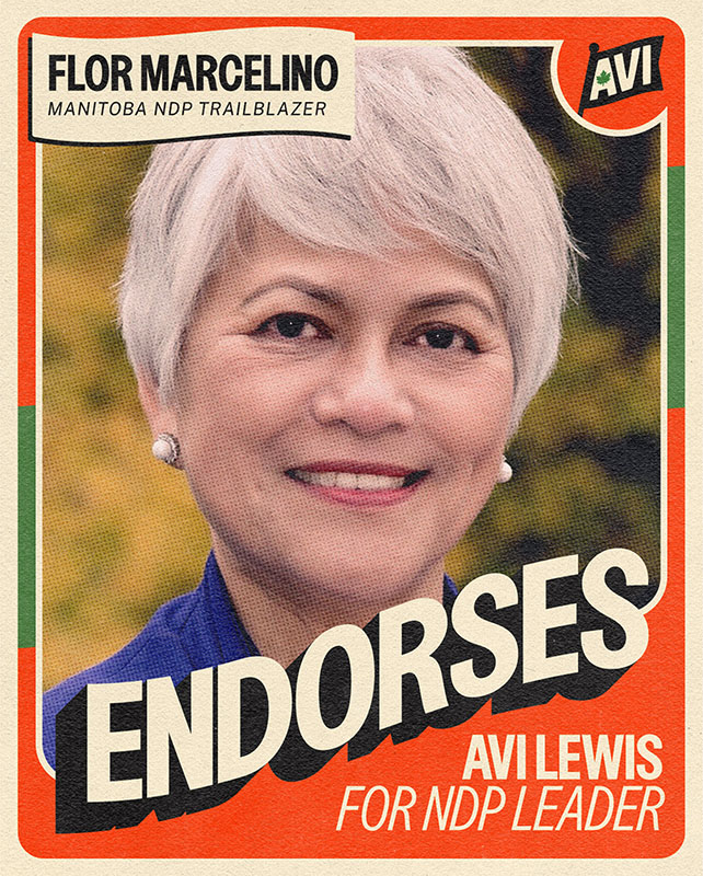 Flor Marcelino - Manitoba NDP Trailblazer