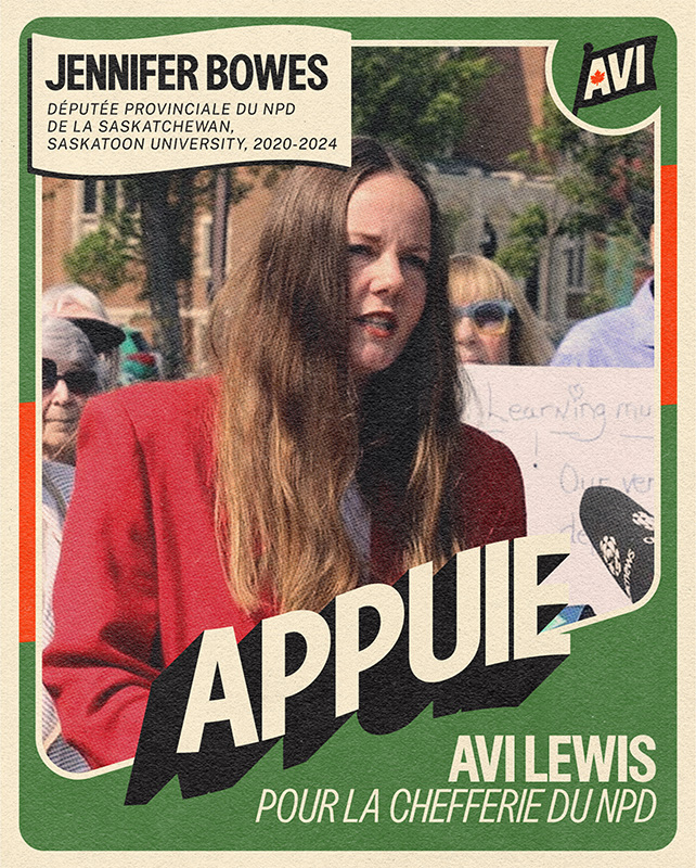 Jennifer Bowes - Former MLA, Saskatchewan NDP, 2020-2024