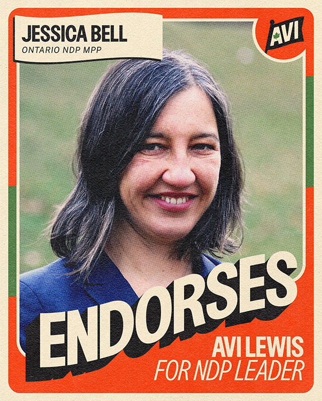 Jessica Bell - Ontario NDP MPP