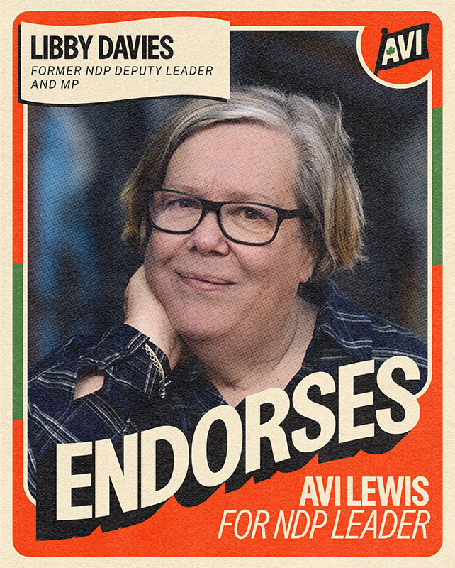 Libby Davies - Former NDP Deputy Leader and MP